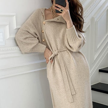 Evelia - Cozy Wrap Dress