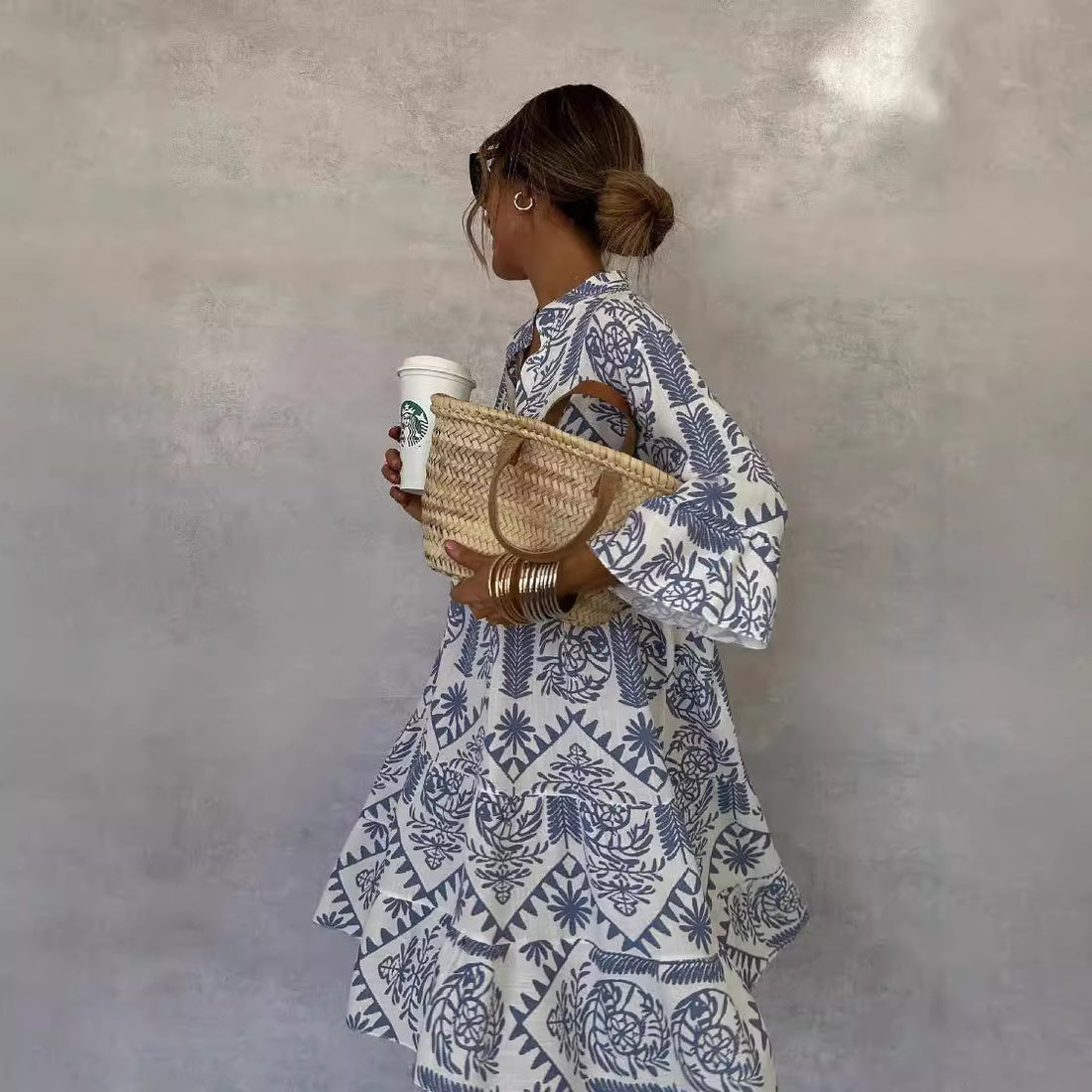 Fiorelia - Relaxed Boho Tunic Dress