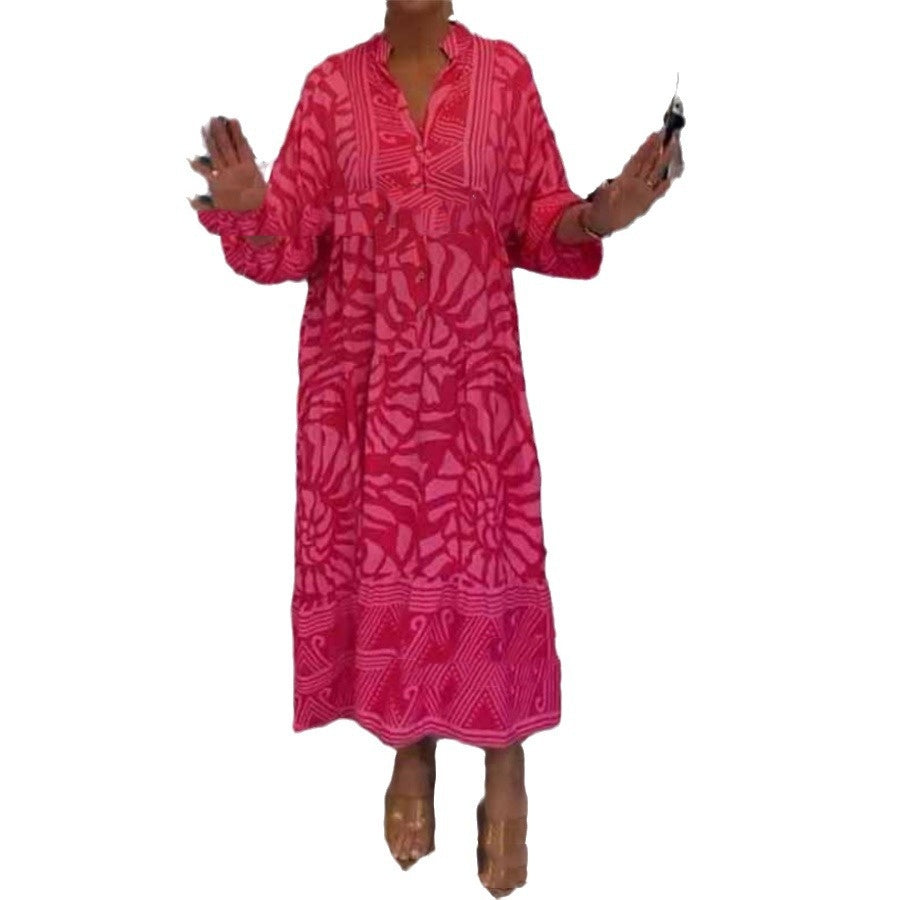 Carmilla Vibrant Printed Dress