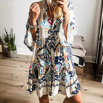 Veronique - Bohemian Tunic Dress