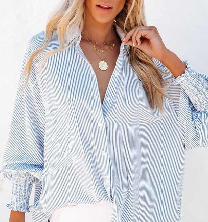 Quinlee Stripe Relaxed Shirt