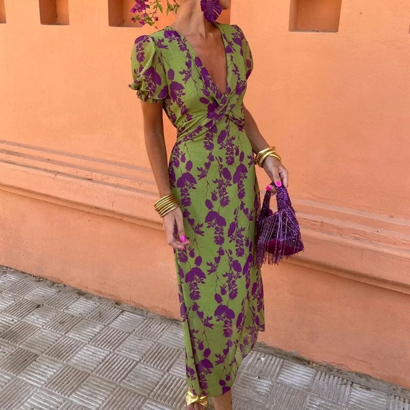 Ayesha - Elegant Floral Dress