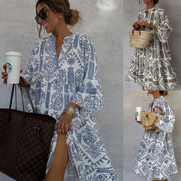 Fiorelia - Relaxed Boho Tunic Dress
