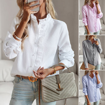 Marcelina - Elegant Polo Blouse