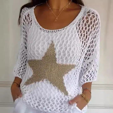 Zabrina - Starry Knit Top