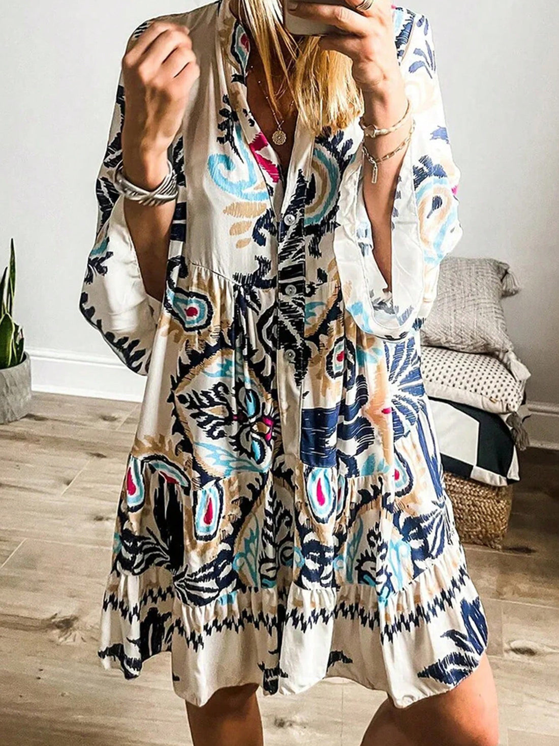Veronique - Bohemian Tunic Dress